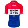 Conjunto Maillot + Culotte Corto con tirantes 2021 Team Jumbo-Visma N004